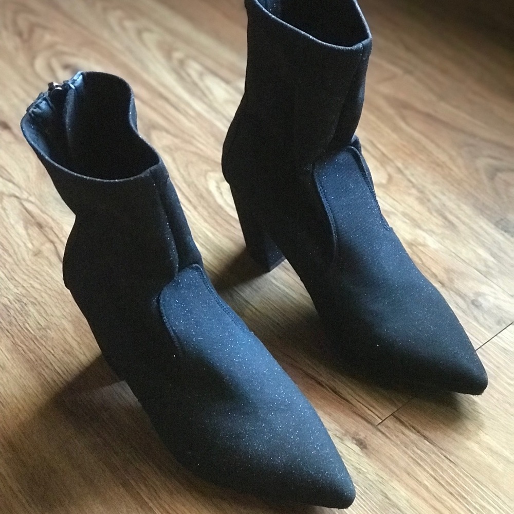 Glitter Ankle Boots